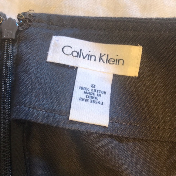 Brown Cotton Calvin Klein Skirt - Picture 2 of 2